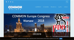 Desktop Screenshot of common.org.pl
