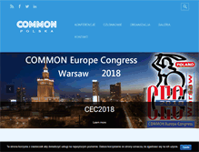 Tablet Screenshot of common.org.pl